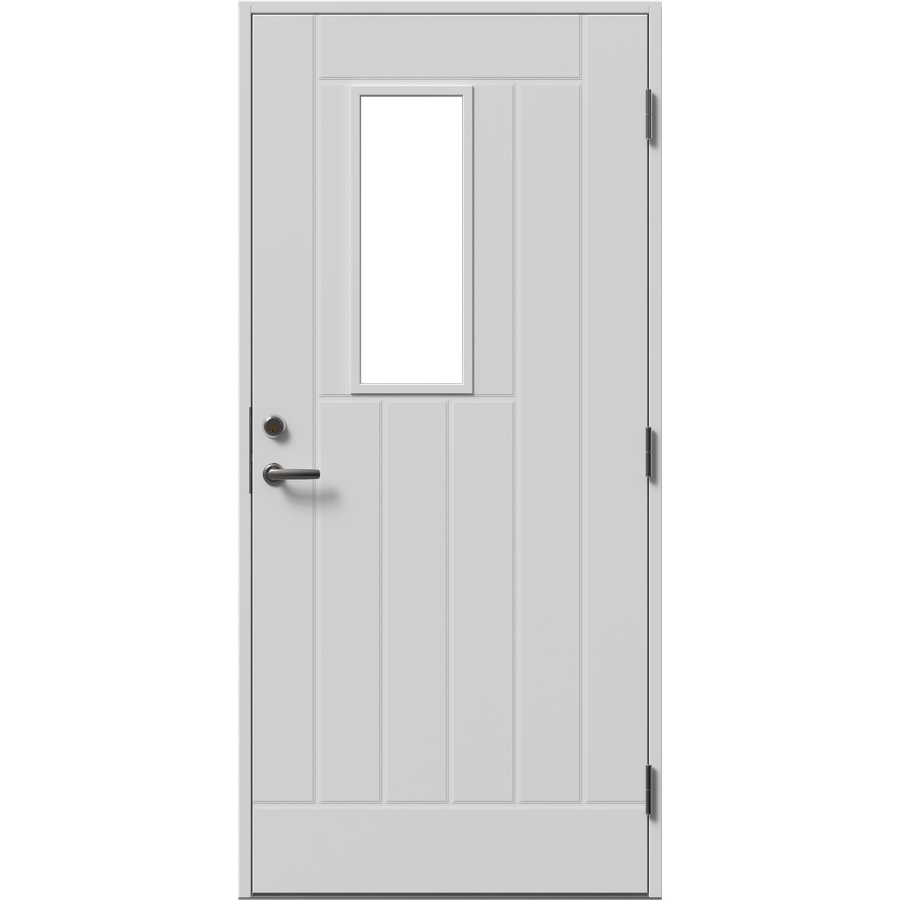 Facadedør - Panel med rude